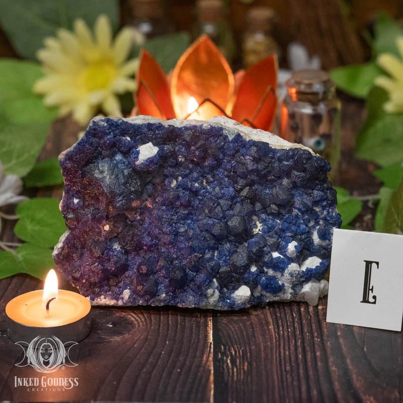 Load image into Gallery viewer, Blueberry Fluorite for Powerful Psychic Growth
