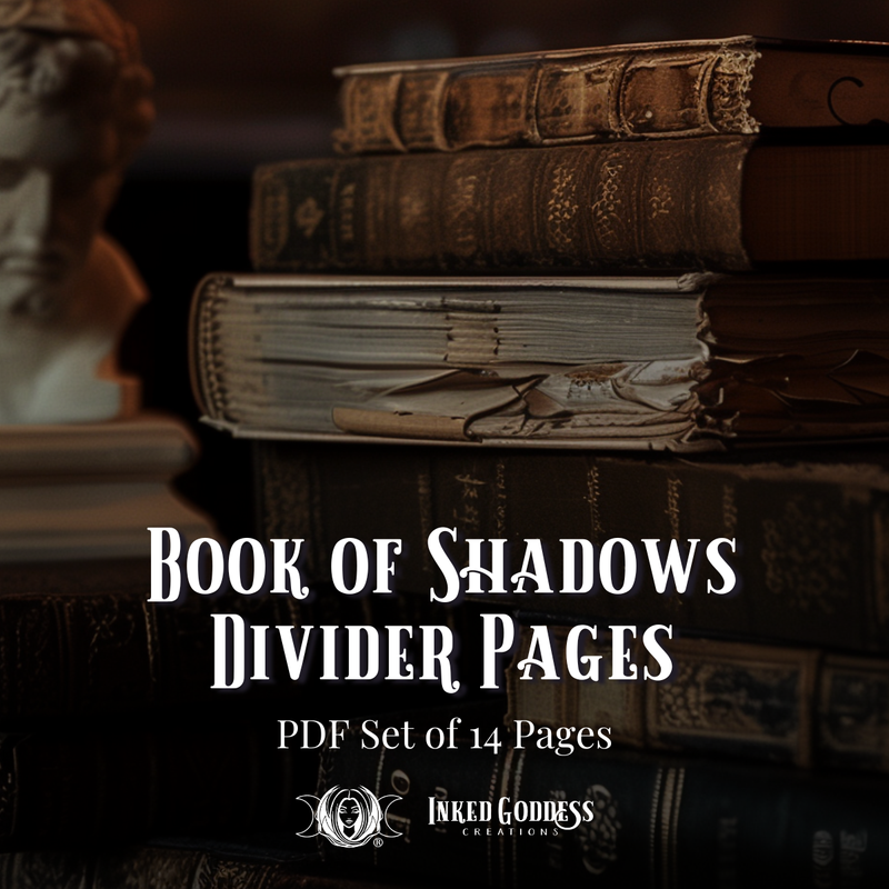Load image into Gallery viewer, Book of Shadows Divider Pages - Set of 14 - PDF Download
