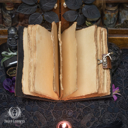 Book of Shadows Leather Journal for Magickal Notes