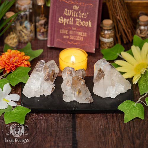 Brookite in Quartz for Spirit Realm Connection