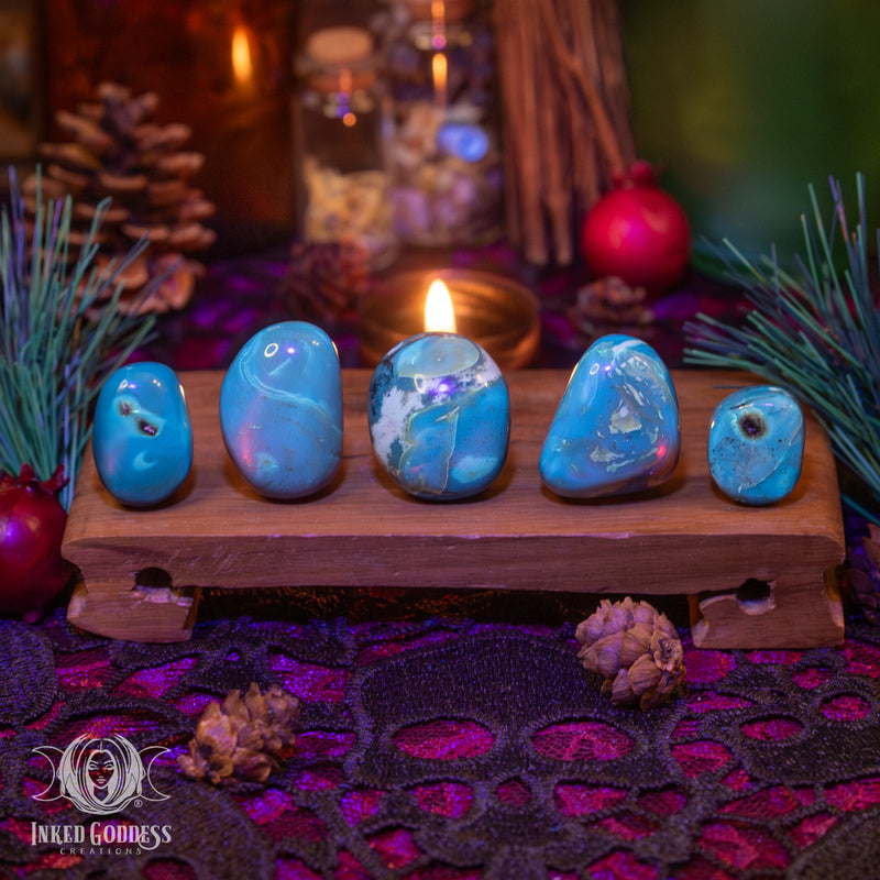 Load image into Gallery viewer, Brown Amber Tumbled Gemstone for Vitality and Protection
