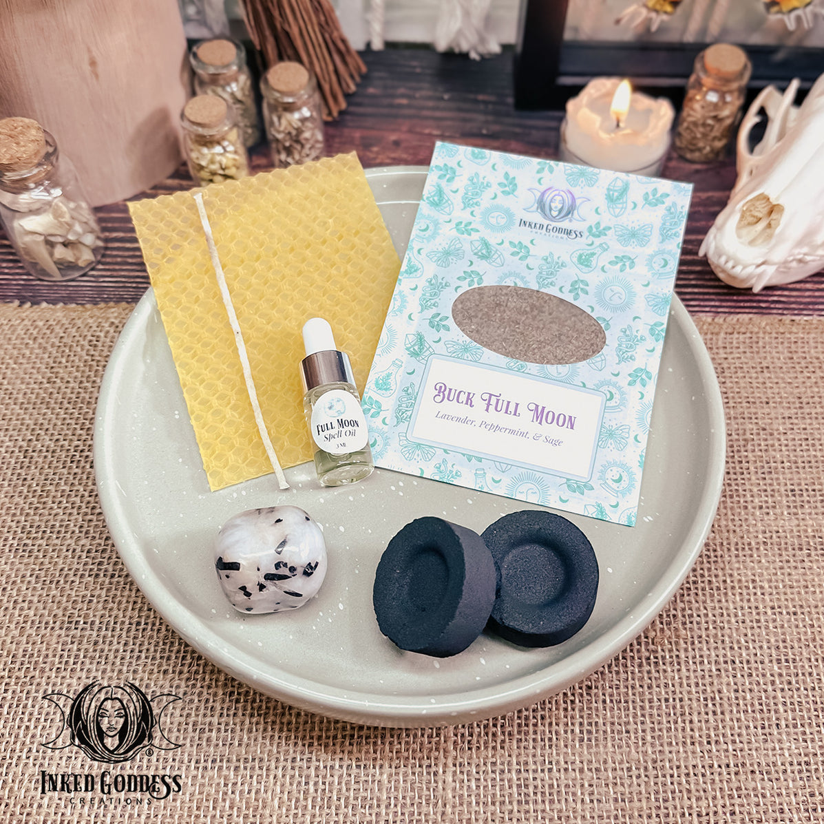 Buck Full Moon Ritual Kit for July 3rd Capricorn Full Moon