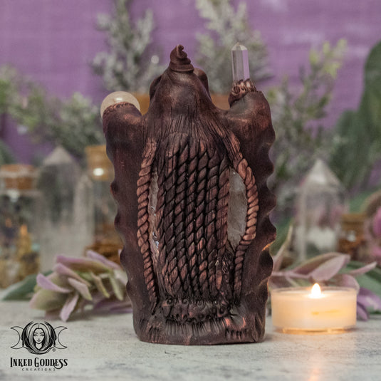 Calcite Clay Handmade Small Wizard for Hexproof Energy