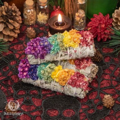 California Sage with Chakra Flowers Bundle Aligned Energy