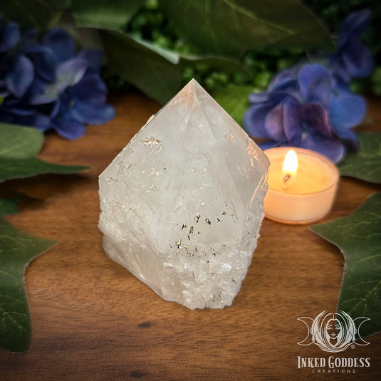 Candle Quartz Standing Point