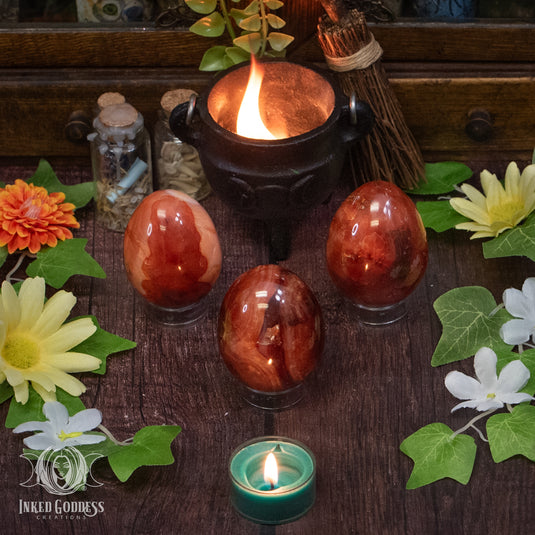Carnelian Phoenix Egg for New Beginnings