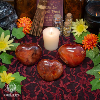 Carnelian Heart for Loving Energy