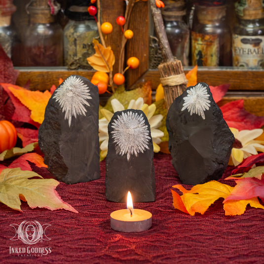 Chrysanthemum Stone Raw Bloop for Manifesting Desires