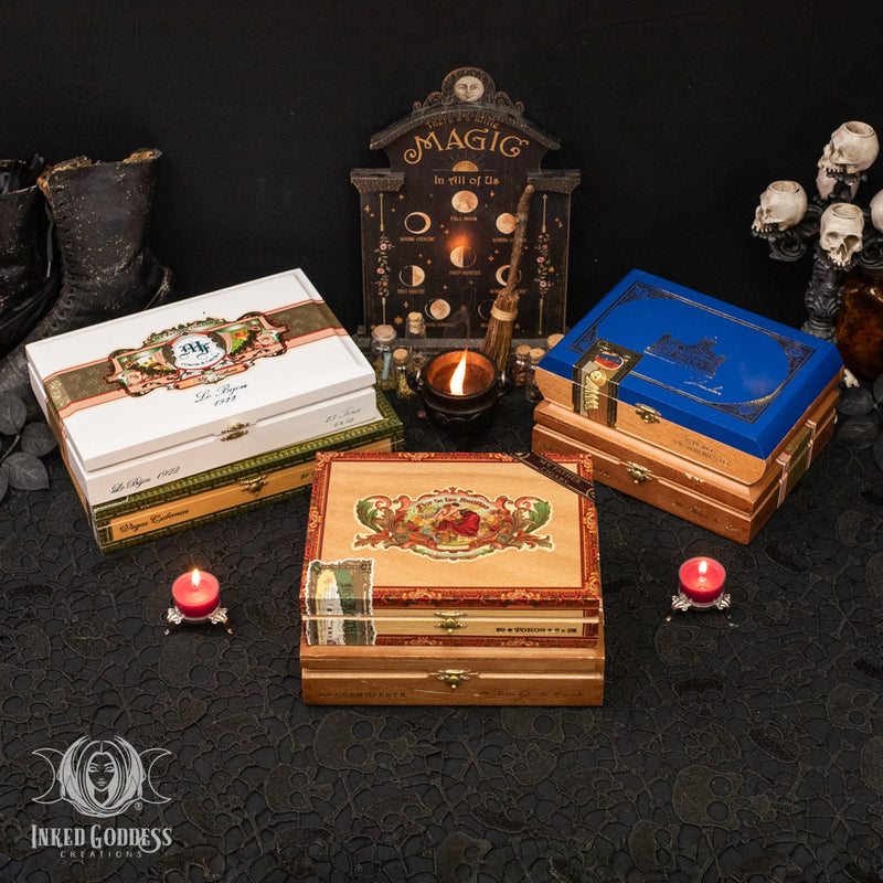 Load image into Gallery viewer, Cigar Box Casting Deluxe Set for Revealing Mysteries
