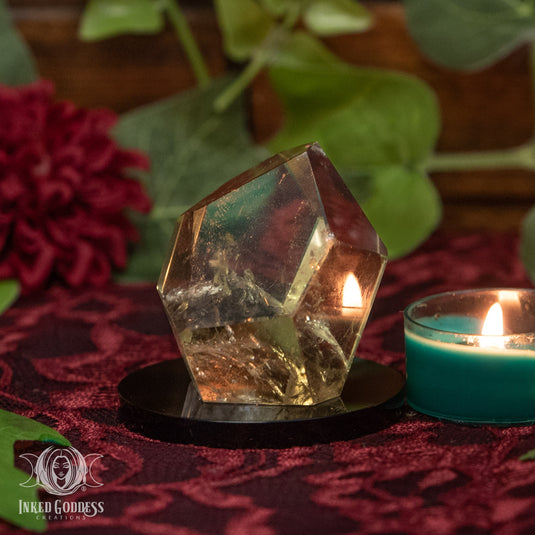Citrine Geometric for Abundance