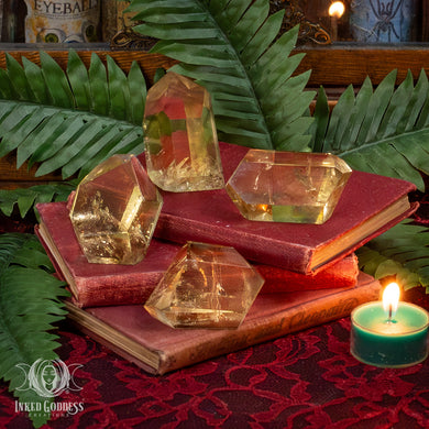 Citrine Geometric for Abundance