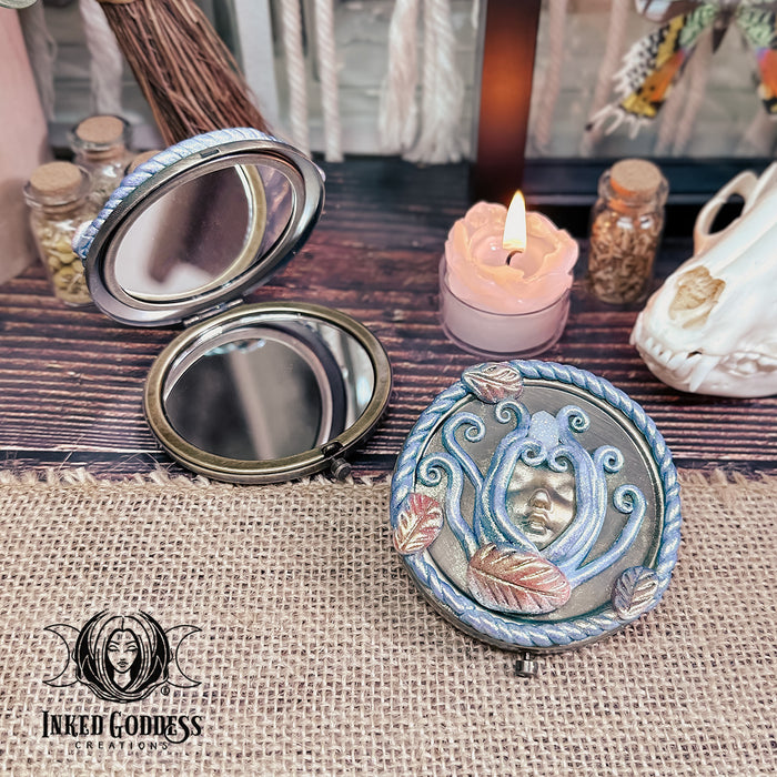 Goddess Compact Mirror for Divine Feminine Energy