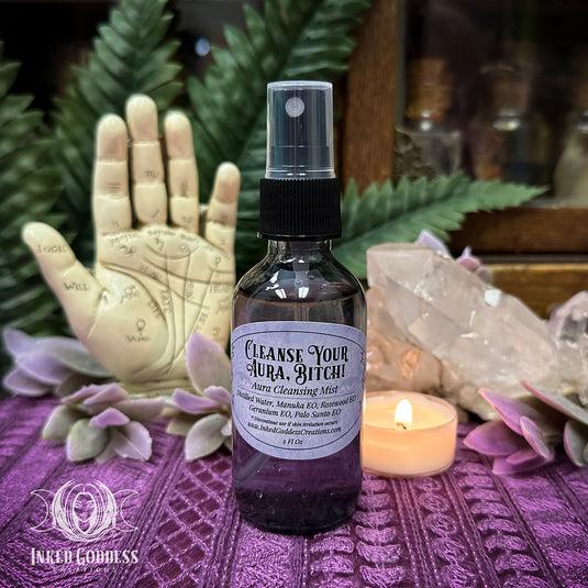 Cleanse Your Aura, Bitch Mist for Energy Shielding & Protection