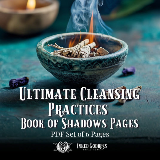 Ultimate Cleansing Practices Book of Shadows PDF- 6 Pages- to Unf*ck Your Energy
