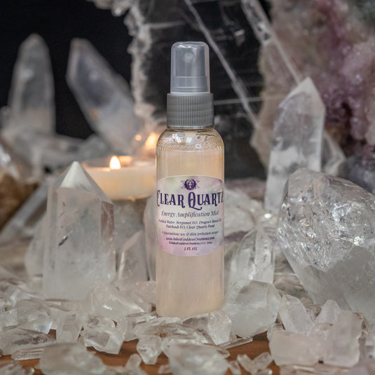 Clear Quartz Mist for Energy Amplification