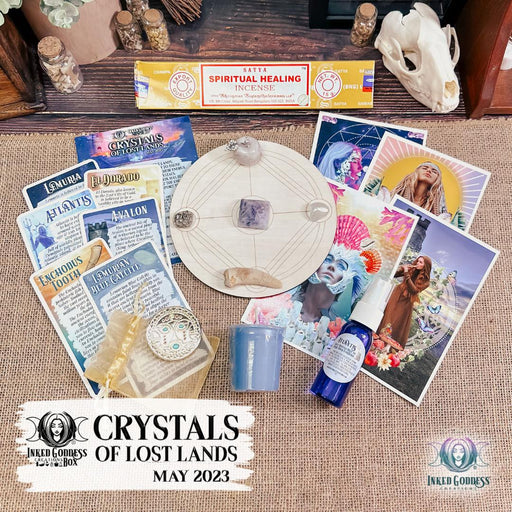 Crystals of Lost Lands- May 2023-Inked Goddess Creations Box- One Time Purchase