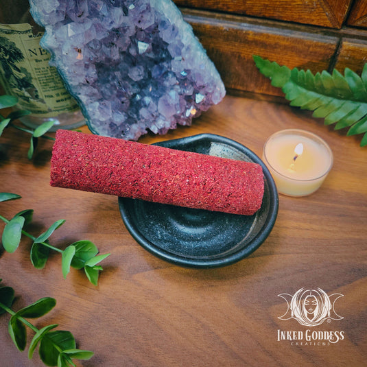 Dragon's Blood Sacred Smoke Log for Clearing Out Funky Vibes