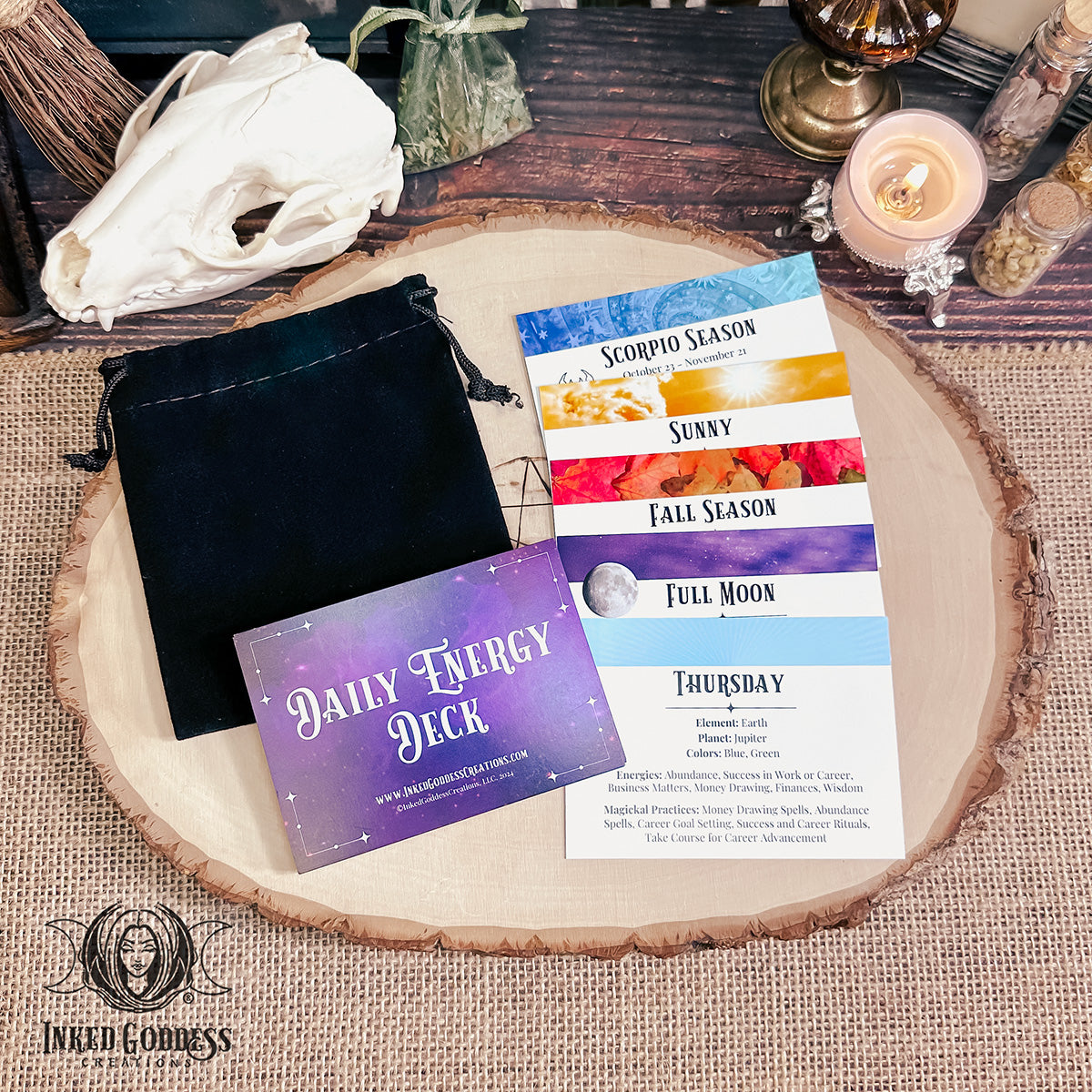 Daily Energy Deck for Daily and Seasonal Magick – Inked Goddess Creations