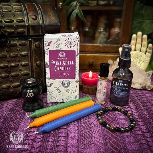 Deluxe Beginner Witchcraft Kit - Complete Altar Set for New Witches