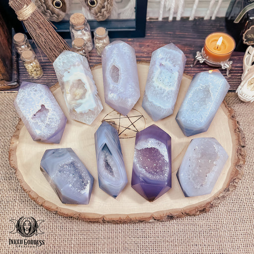 Double Terminated Druzy Point for Manifestation