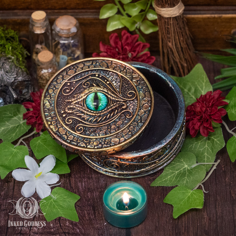 Load image into Gallery viewer, Dragon Eye Resin Box for Protecting Your Treasures
