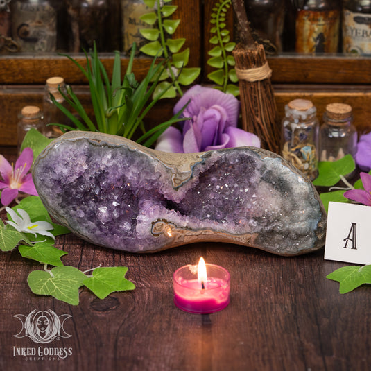 Eclectic Amethyst Geode for Flowing Spiritual Energy