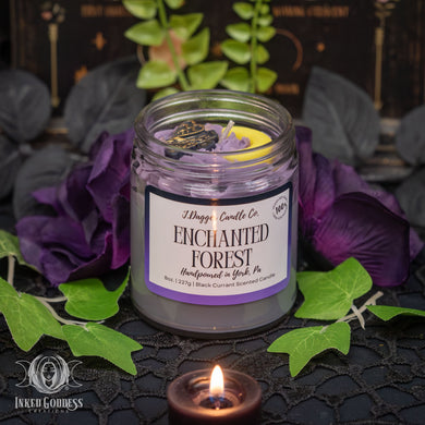 Enchanted Forest Halloween Soy Dessert Candle for Mystical Vibes