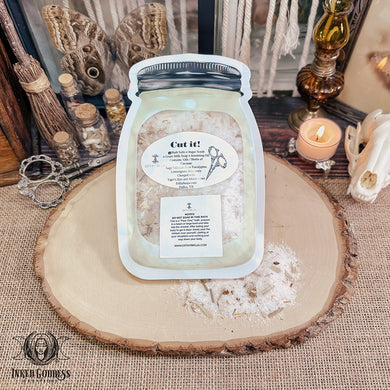 Cut It Bath Salt Pour Over Wash for Unwanted Relationships & Situations