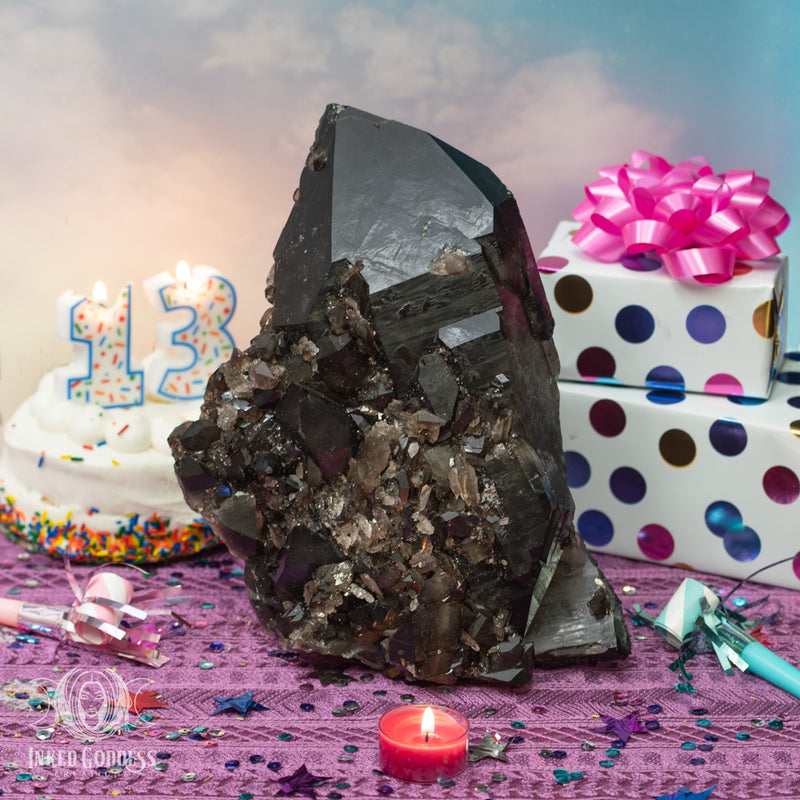 Load image into Gallery viewer, Extra Large Smoky Quartz Cluster for Channeling Spiritual Messages
