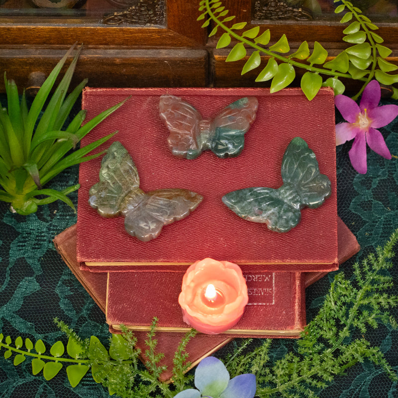 Load image into Gallery viewer, Fancy Jasper Butterfly for Lucky New Beginnings
