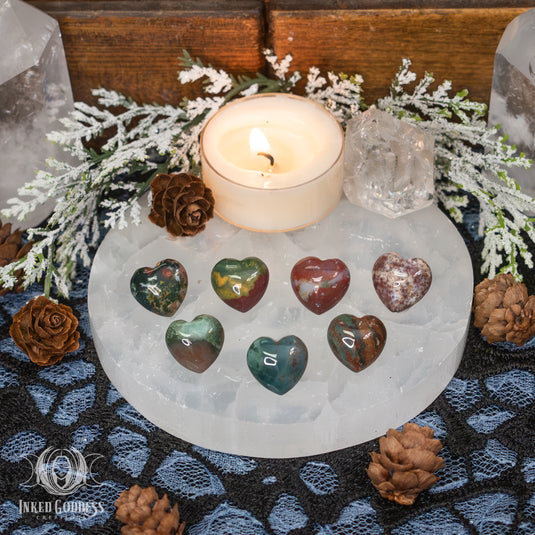Fancy Jasper Mini Gemstone Heart for Kicking Stress to the Curb
