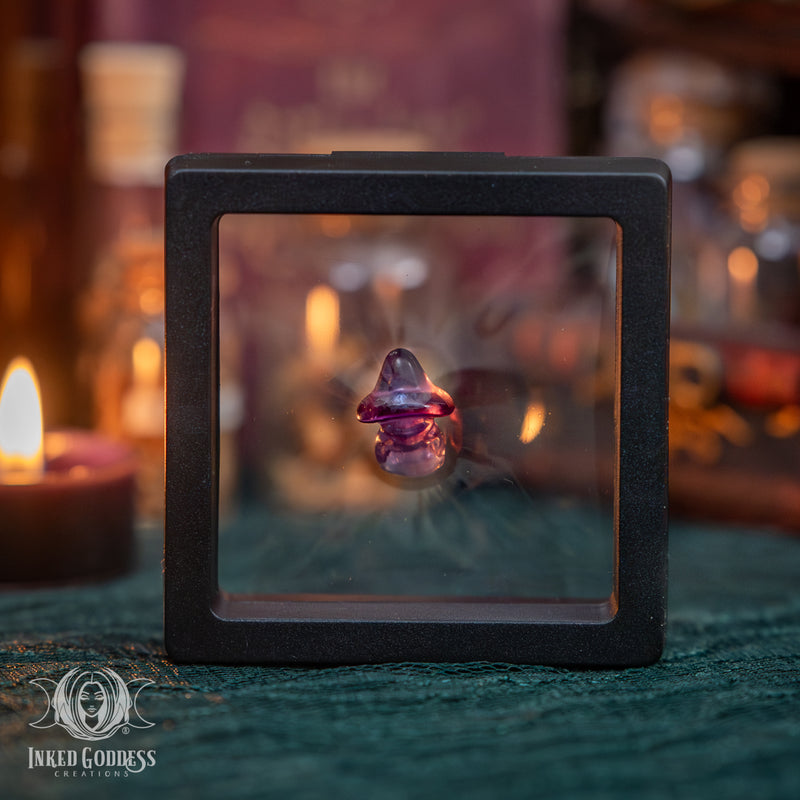 Load image into Gallery viewer, Tiniest Witch in the World- Fluorite Gemstone Pocket Witch
