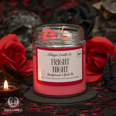 Fright Night Halloween Soy Dessert Candle for Horror Movie Lovers