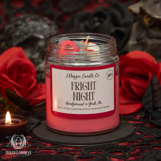 Fright Night Halloween Soy Dessert Candle for Horror Movie Lovers