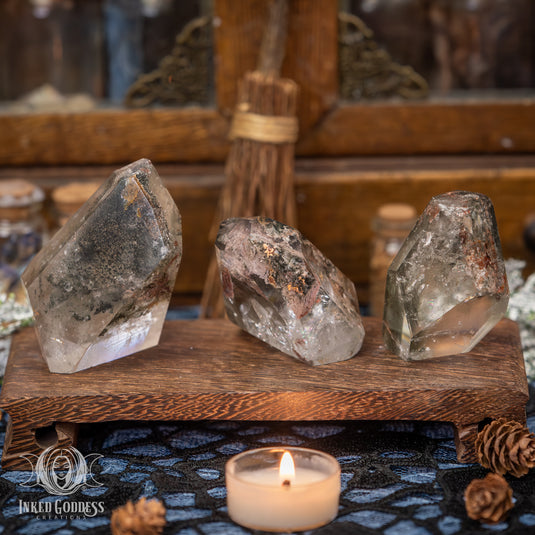 Garden Quartz Gemstone Geometric for Opening Shadow Working Doorways