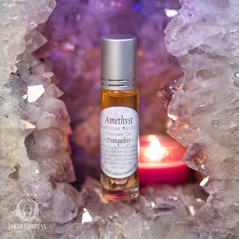 Load image into Gallery viewer, Gemstone Infused Perfume Oil- IGC Vault
