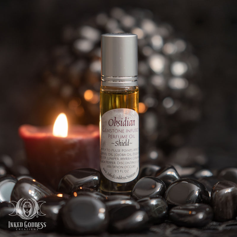 Load image into Gallery viewer, Gemstone Infused Perfume Oil- IGC Vault
