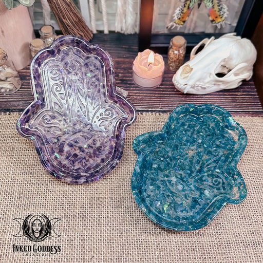 Hamsa Hand Tray for Divine Protection