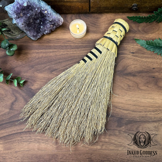 Handmade Besom with The Witch's Broom Book- OOAK