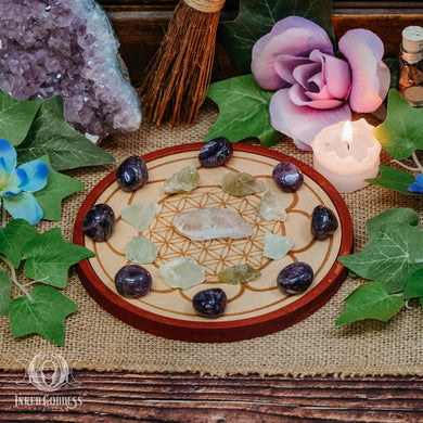 Healing Crystal Grid Set for Spiritual Realignment