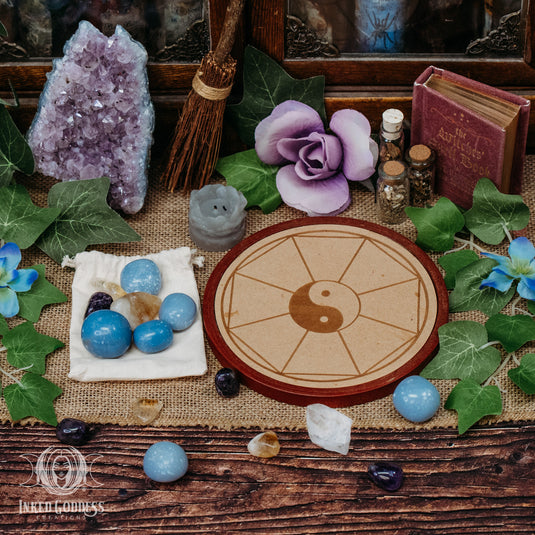 Home Blessings Crystal Grid Set for Clearing Negative Energy