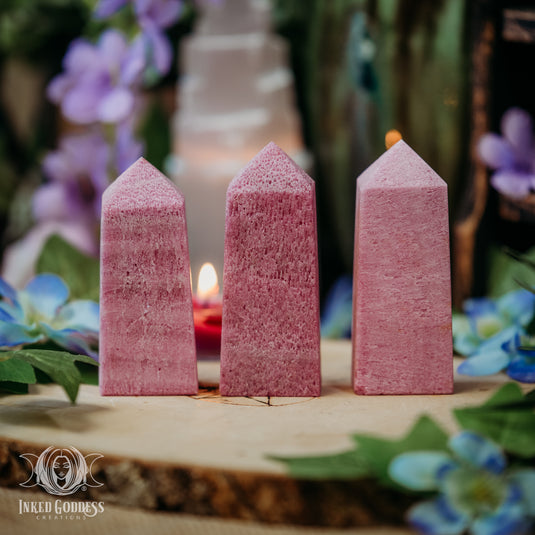 Honeycomb Ruby Corundum Tower for Inspiring New Beginnings