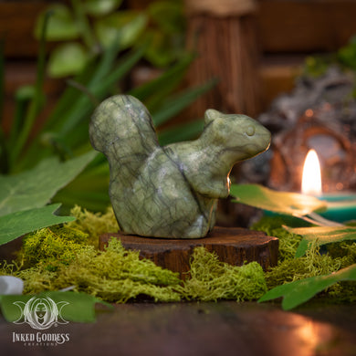 Jade Squirrel for Resourceful Energy