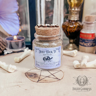Just Fuck It Spell Powder for Extreme Cleansing, Banishing, & Exorcisms