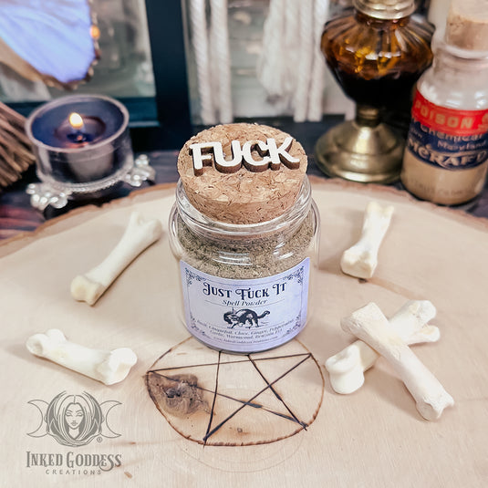 Just Fuck It Spell Powder for Extreme Cleansing, Banishing, & Exorcisms