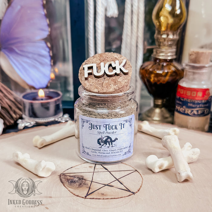 Just Fuck It Spell Powder for Extreme Cleansing, Banishing, & Exorcisms