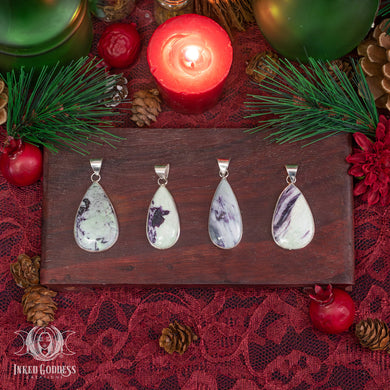 Kammererite Teardrop Necklace for Ascension