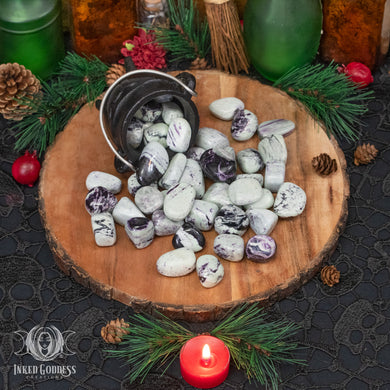 Kammererite Tumbled Gemstone for Spirit Connection