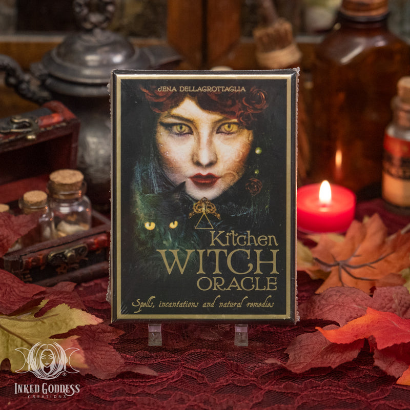 Load image into Gallery viewer, Kitchen Witch Oracle Deck for Herbal Magick
