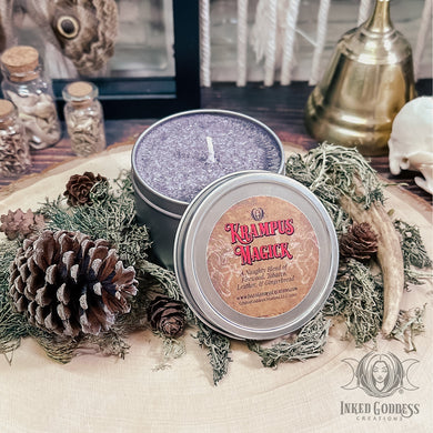 Krampus Candle for Naughty Christmas Magick